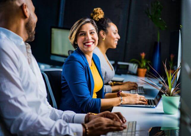 Smiling Collaboration at Work