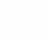 Person with speech bubbles icon